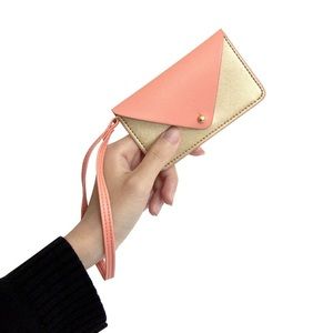 Vegan leather card holder